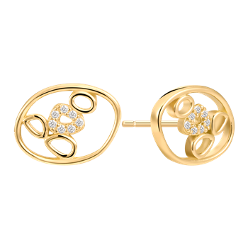 Sølvforgyldt ørestikker, fra Støvring Design