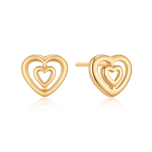Sølvforgyldt ørestikker, fra Støvring Design