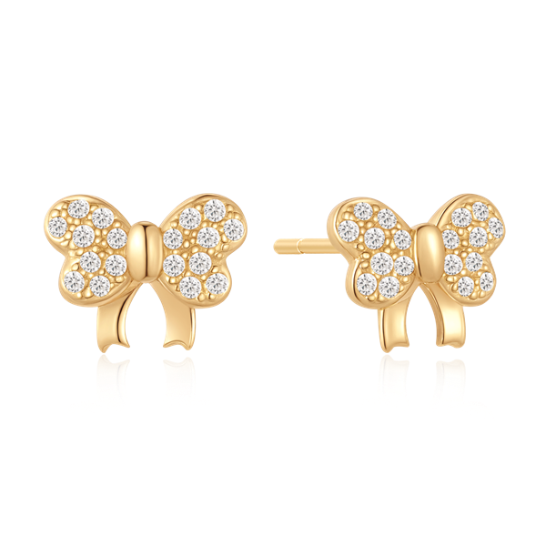 Sølvforgyldt ørestikker, fra Støvring Design