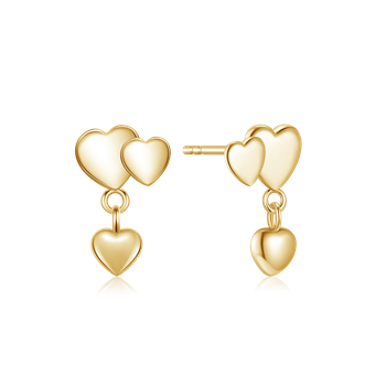 Sølvforgyldt ørestikker, fra Støvring Design