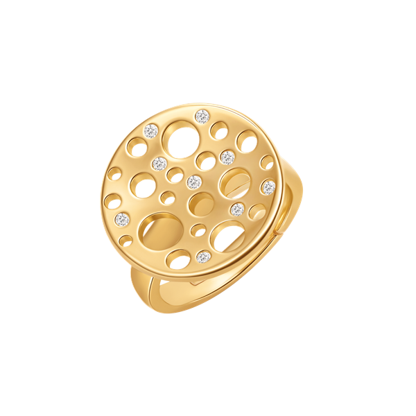 Sølvforgyldt ring, fra Støvring Design