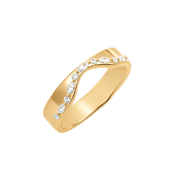 Sølvforgyldt ring, fra Støvring Design