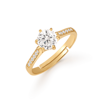 Sølvforgyldt ring, fra Støvring Design