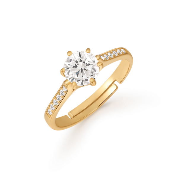 Sølvforgyldt ring, fra Støvring Design