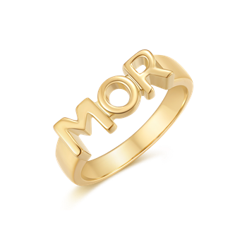 Sølvforgyldt ring, fra Støvring Design