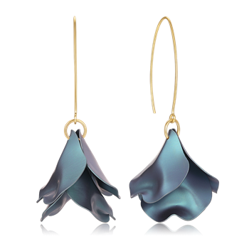 Sølvforgyldt ørehænger, fra Støvring Design