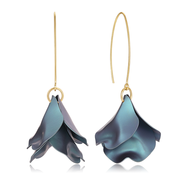 Sølvforgyldt ørehænger, fra Støvring Design