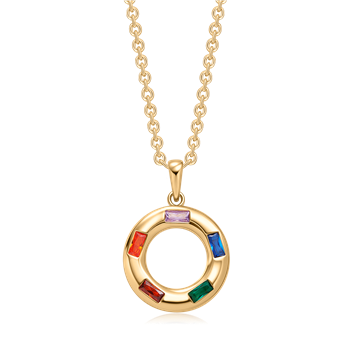 Sølvforgyldt halskæde, fra Støvring Design