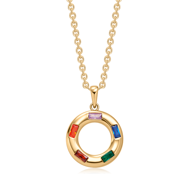 Sølvforgyldt halskæde, fra Støvring Design