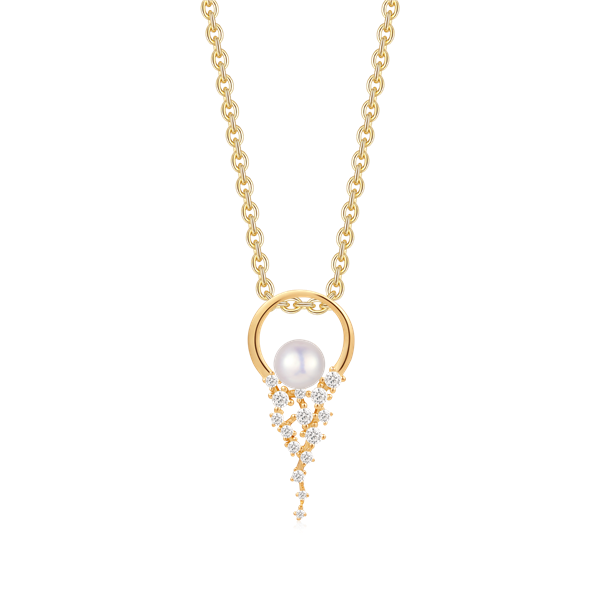 Sølvforgyldt halskæde, fra Støvring Design