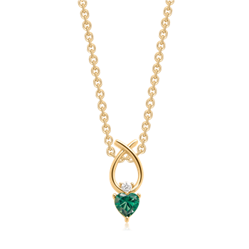 Sølvforgyldt halskæde, fra Støvring Design