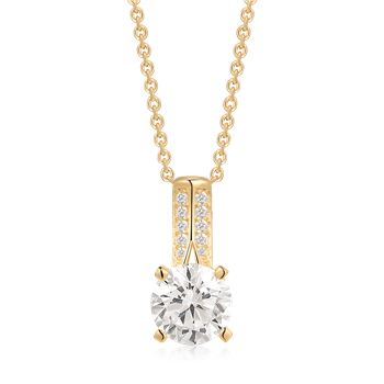 Sølvforgyldt halskæde, fra Støvring Design