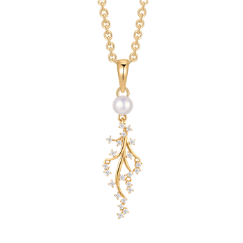 Sølvforgyldt halskæde, fra Støvring Design