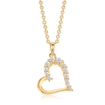 Sølvforgyldt halskæde, fra Støvring Design