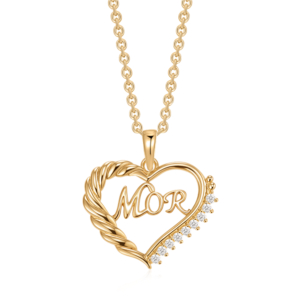 Sølvforgyldt halskæde, fra Støvring Design