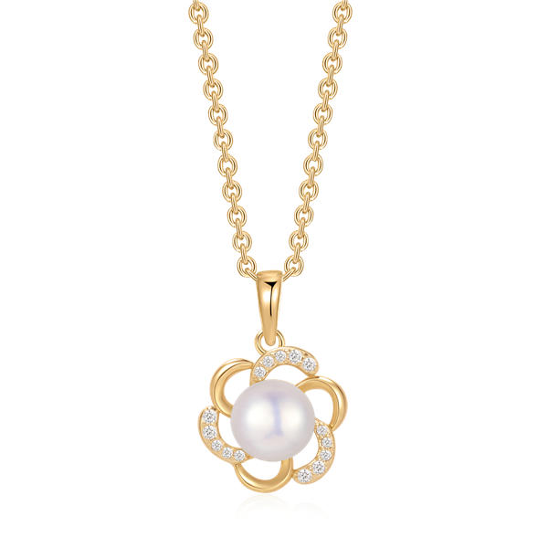 Sølvforgyldt halskæde, fra Støvring Design