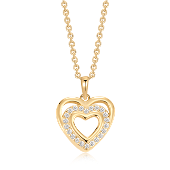 Sølvforgyldt halskæde, fra Støvring Design