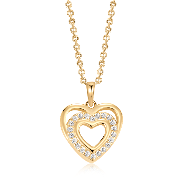 Sølvforgyldt halskæde, fra Støvring Design