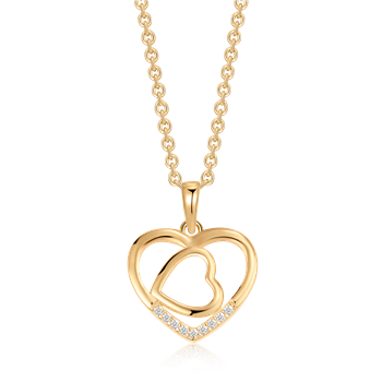 Sølvforgyldt halskæde, fra Støvring Design