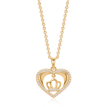 Sølvforgyldt halskæde, fra Støvring Design