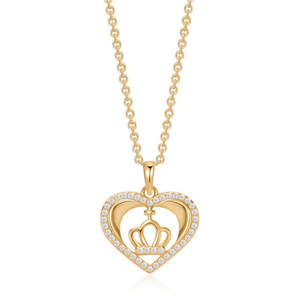 Sølvforgyldt halskæde, fra Støvring Design