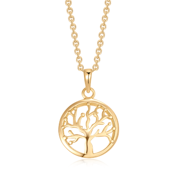 Sølvforgyldt halskæde, fra Støvring Design