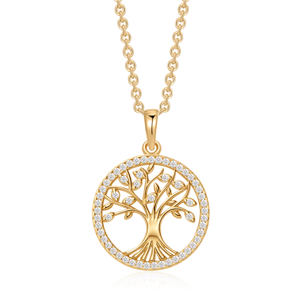 Sølvforgyldt halskæde, fra Støvring Design