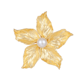 Sølvforgyldt broche, fra Støvring Design