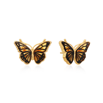 Sølvforgyldt ørehænger, fra Støvring Design