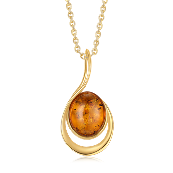 Sølvforgyldt halskæde, fra Støvring Design