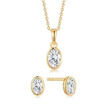 Sølvforgyldt sæt, fra Støvring Design