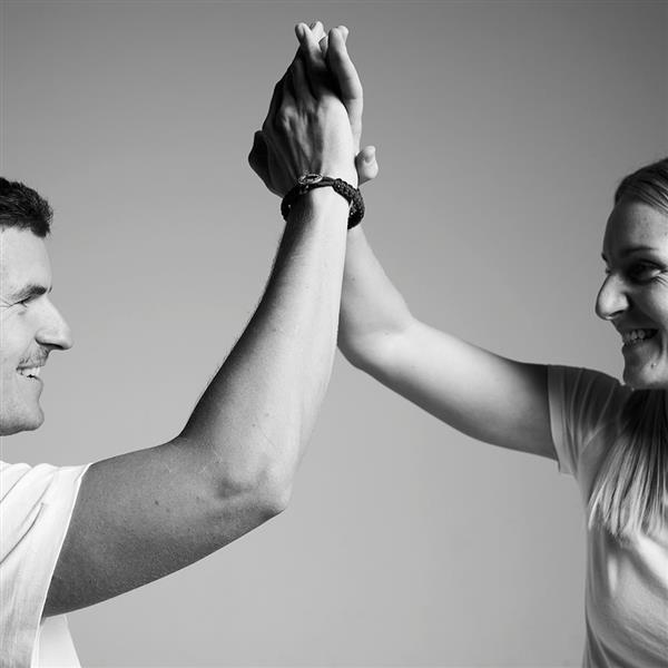 From Soldier to Soldier blåt armbånd med sølv lås 05