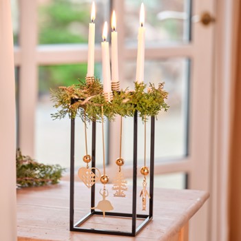 4 stk. lyseholdere inkl. gratis rack (værdi: 295 DKK), fra H.C. Andersen Home