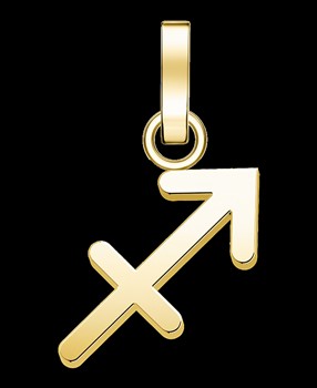 Rosefield Zodiac Sagittarius PE-Gold-Sagittarius-S, fra Rosefield