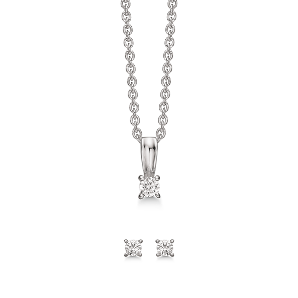 Klassisk sølv smykkesæt fra Støvring Design