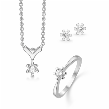 Sølv smykkesæt, fra Støvring Design