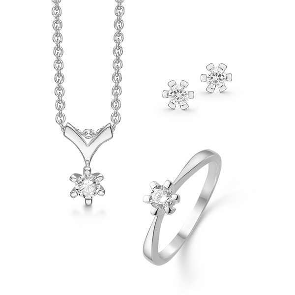 Sølv smykkesæt, fra Støvring Design