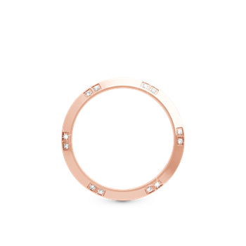 Topring 12 Hvide Safirer, fra Christina Jewelry & Watches