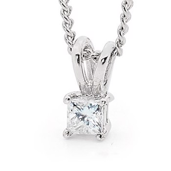 Vedhæng med diamant, fra Bee