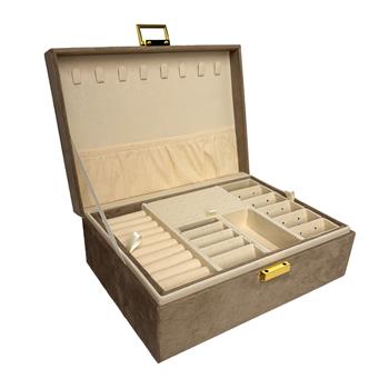 Siersbøl beige jewellery box, fra Siersbøl