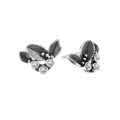 Image of Rabinovich White Beauty 925 sterling sølv Ørestikker oxideret, model 61216570
