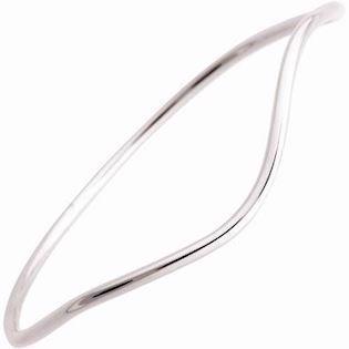 Randers Sølv's Slankt håndlavet armbånd i massiv sølv  - 2,5 mm