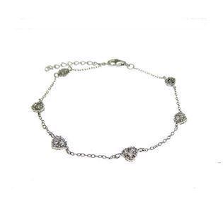 San - Link of joy CZ sets & Tennis Bracelets sterling sølv armbånd blank, model 88105