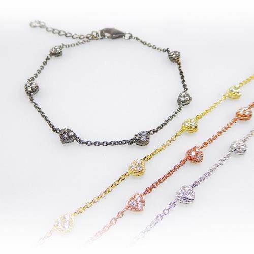 Image of San - Link of joy 925 sterling sølv Armbånd 4 varianter, model 881