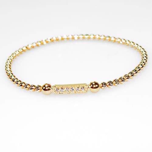 Image of San - Link of joy, sterling sølv armbånd forgyldt