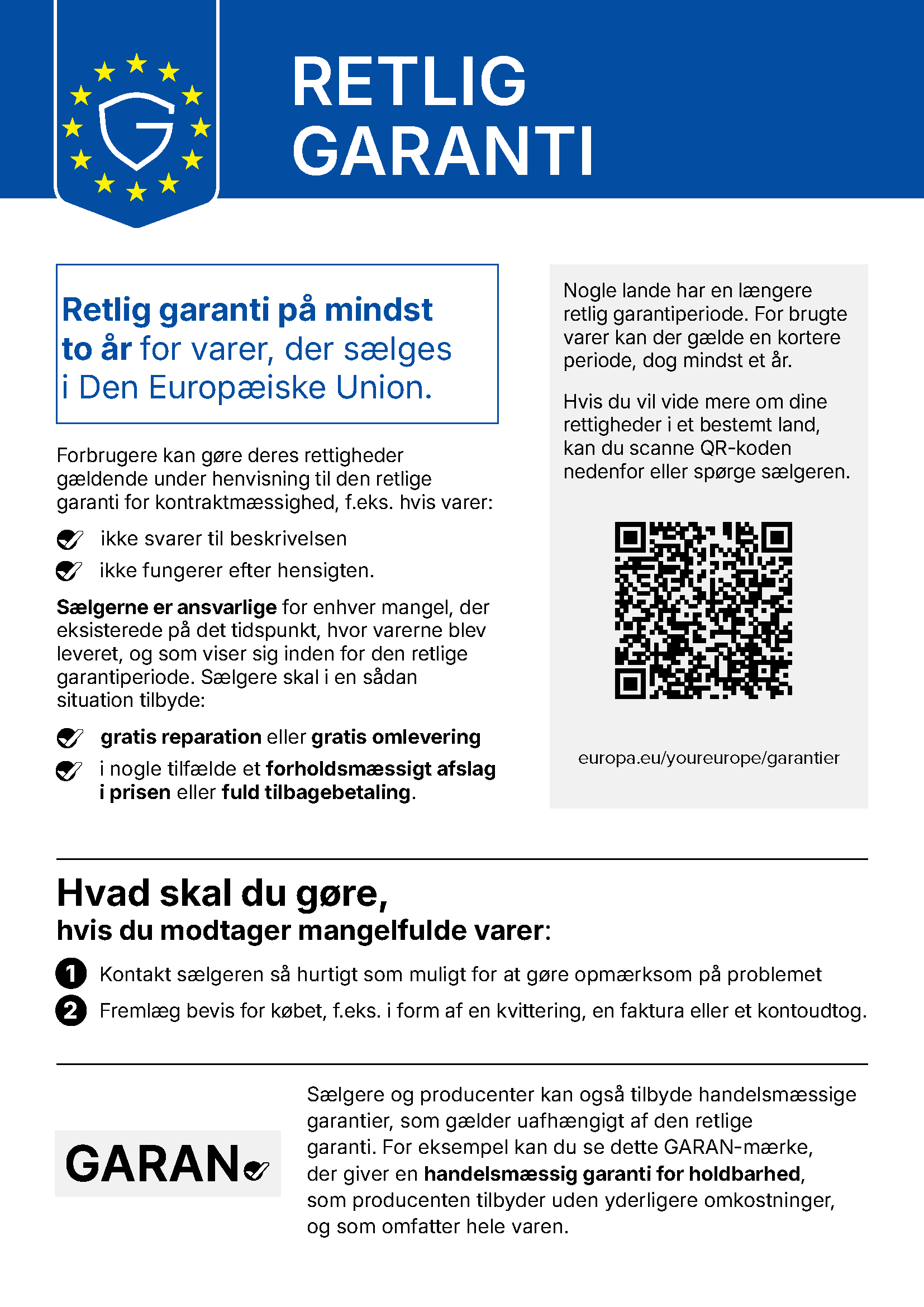 EU garanti direktiv
