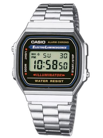 Casio Retro rustfri stål quartz multifunktions ur