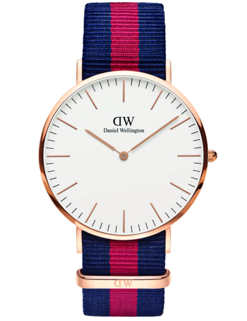 ADW00100001, CLASSIC OXFORD - ROSE 40 MM Quartz Herre m/rem