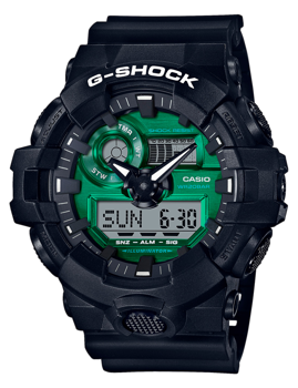 G-Shock Sort Resinplast Quartz Herre ur fra Casio, GA-700MG-1AER