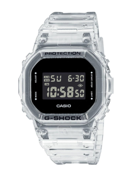 G-Shock Sølv resinplast Batteridrevet quartz Herre ur fra Casio, DW-5600SKE-7ER